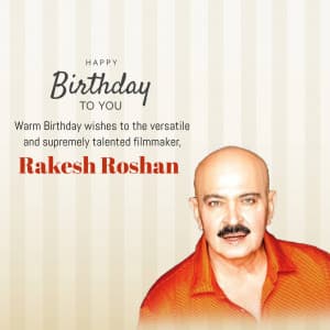 Rakesh Roshan Birthday illustration