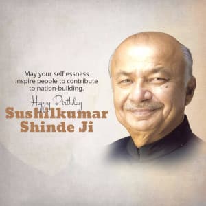 Sushilkumar shinde Birthday video