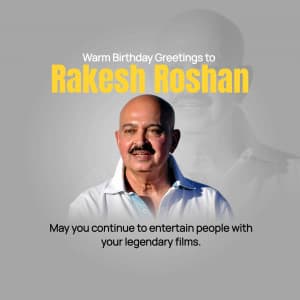 Rakesh Roshan Birthday video