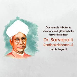 Sarvepalli Radhakrishnan Jayanti image