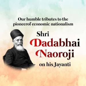 Dadabhai Naoroji Janm Jayanti banner