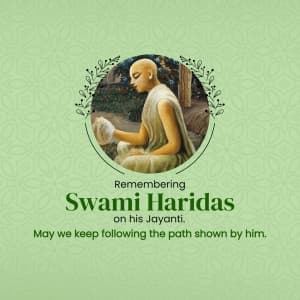 Swami Haridas Jayanti flyer
