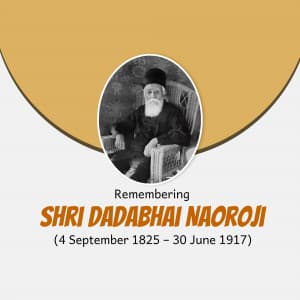 Dadabhai Naoroji Janm Jayanti poster