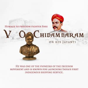 V. O. Chidambaram Pillai Jayanti image