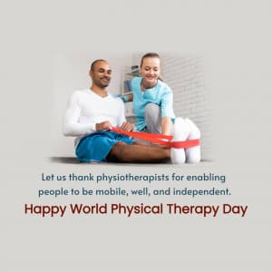 World Physical Therapy Day greeting image