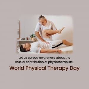 World Physical Therapy Day marketing poster