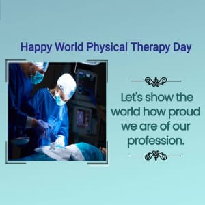 World Physical Therapy Day marketing flyer