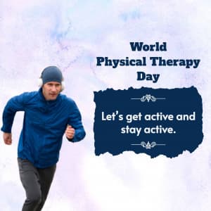 World Physical Therapy Day whatsapp status poster