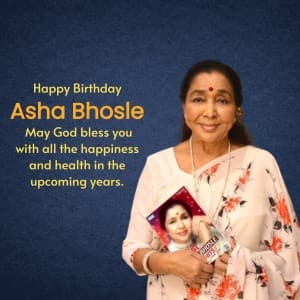 Asha Bhosle Birthday video