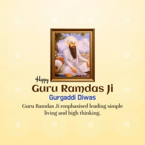 Guru Ram Das Gurgaddi Diwas illustration