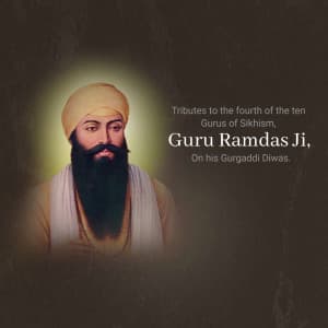 Guru Ram Das Gurgaddi Diwas graphic