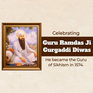 Guru Ram Das Gurgaddi Diwas poster