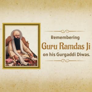Guru Ram Das Gurgaddi Diwas post