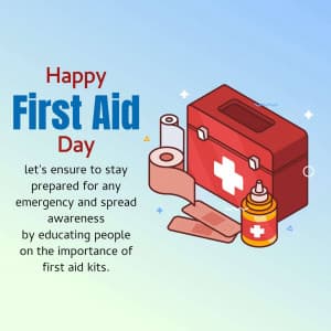 World First Aid Day event advertisement