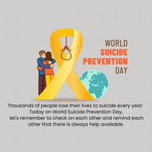 World Suicide Prevention Day banner