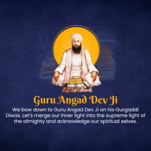 Guru Angad Dev Ji Gurgaddi Diwas image