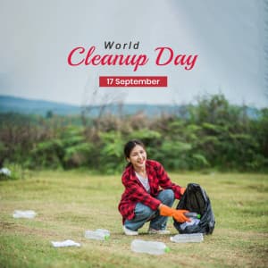 World Cleanup Day Instagram Post