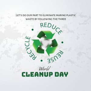 World Cleanup Day poster Maker