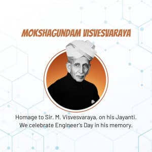 Mokshagundam Visvesvaraya Jayanti flyer
