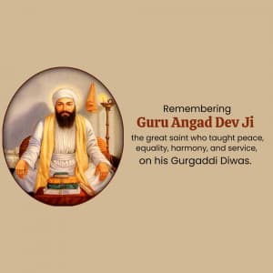 Guru Angad Dev Ji Gurgaddi Diwas banner