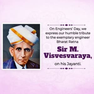 Mokshagundam Visvesvaraya Jayanti post