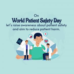 World Patient Safety Day whatsapp status poster