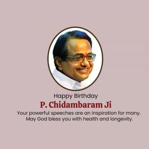 P. Chidambaram Birthday video