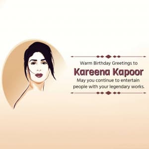 Kareena Kapoor Birthday illustration