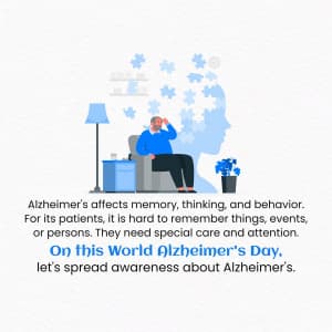 World Alzheimer's Day poster