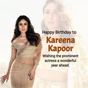 Kareena Kapoor Birthday event poster