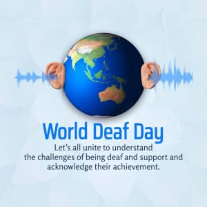 World Deaf Day Instagram Post