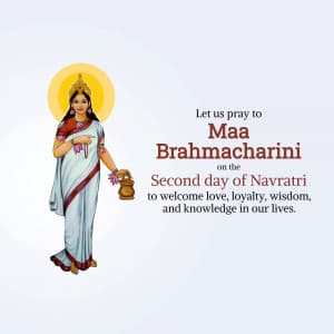 Day-2 Brahmacharini Maa banner