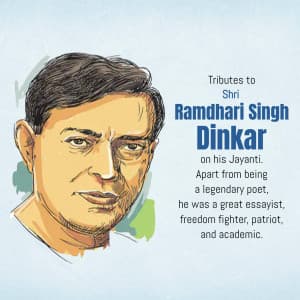 Ramdhari Singh Dinkar Jayanti post