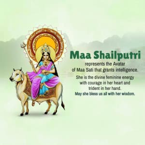 Day-1 Shailputri Mata image