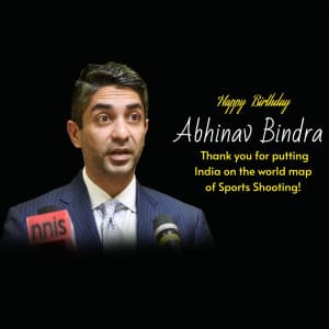 Abhinav Bindra Birthday image