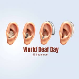 World Deaf Day event advertisement