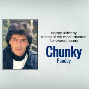 Chunky Pandey Birthday banner