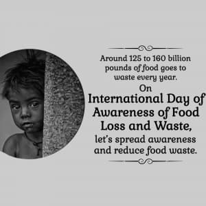 International Day of Awareness of Food Loss and Waste poster