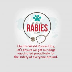 World Rabies Day poster Maker