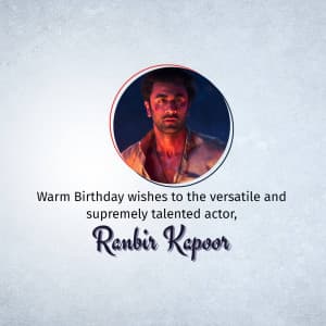 Ranbir Kapoor Birthday post