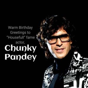 Chunky Pandey Birthday post