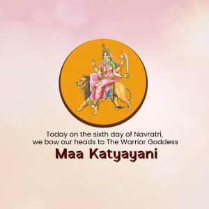 Day-6 Katyayani Maa image