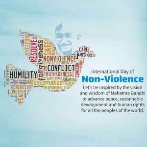 International Day of Non-Violence creative image