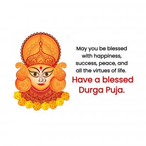 Durga Puja flyer