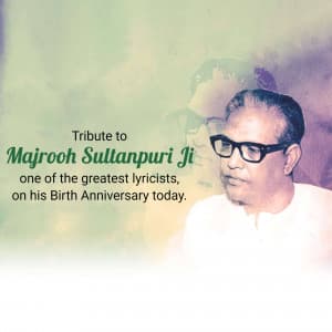 Majrooh Sultanpuri Jayanti image