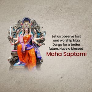 Maha Saptami graphic