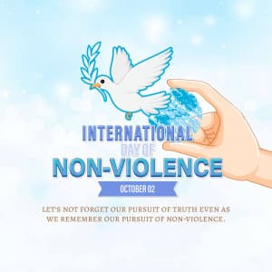 International Day of Non-Violence illustration