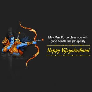 Dussehra whatsapp status poster