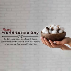 World Cotton Day creative image