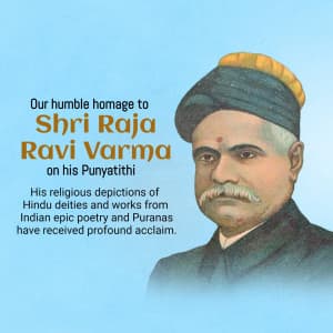 Raja Ravi Varma Punyatithi video